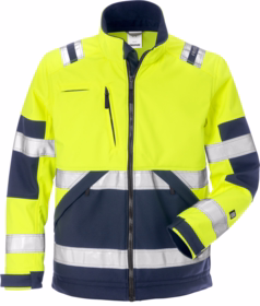 Fristads - Softshell jakke Hi-Vis 125024 Gul/marine