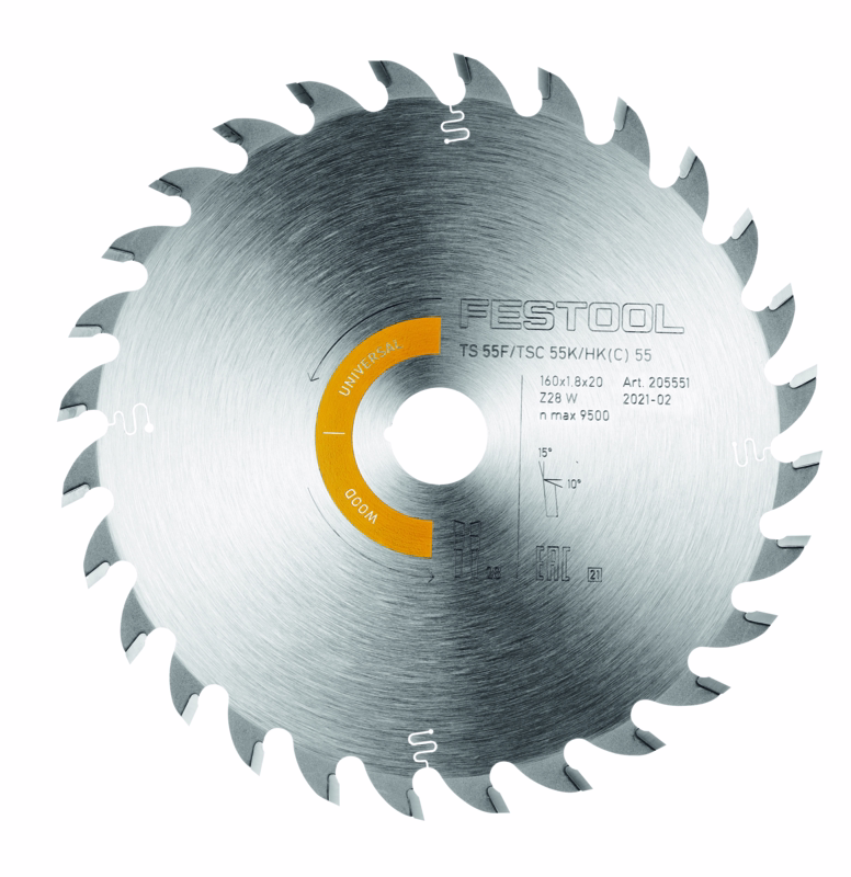 Rundsavklinge HW Ø160x1,8x20mm Z28 Træ