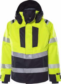 Fristads - Arbejdsjakke Hi-Vis 134416 gul/marine