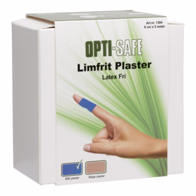 Optisafe - Plaster limfrit 1384 Blå 6x500 cm