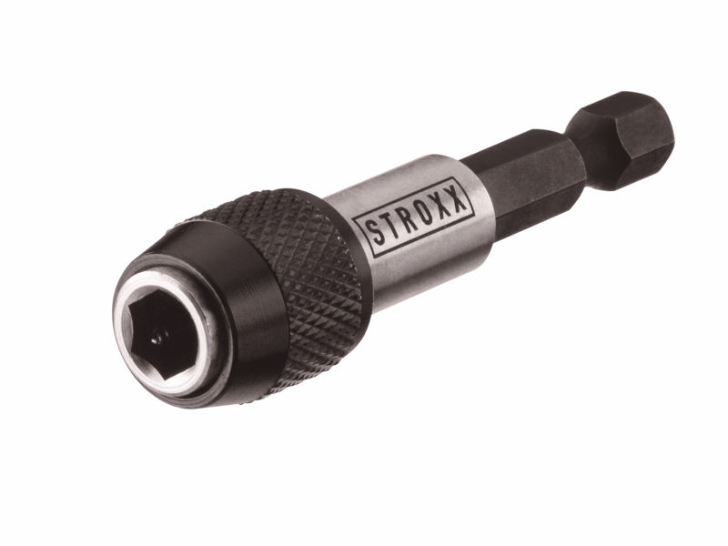 Bitsholder Quick lock slagfast 1/4" x 60mm, á 3 stk