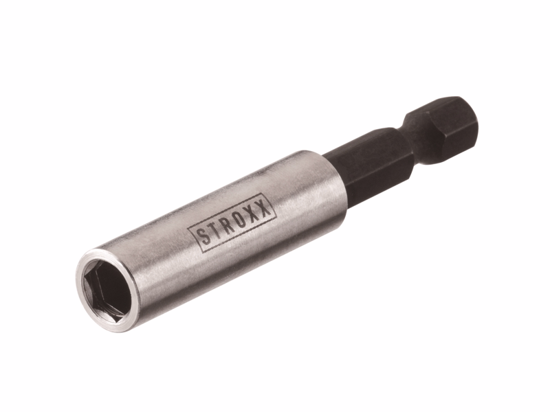 Bitsholder slagfast m/C-ring 1/4" x 60mm, á 5 stk