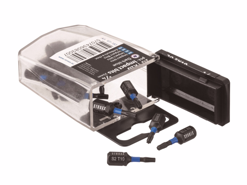 Bits TX30 1/4" x 25mm, pak af 20 stk, slagfast