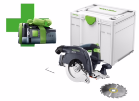 Festool - Rundsav 18V HKC 55 EB-Basic-5,0