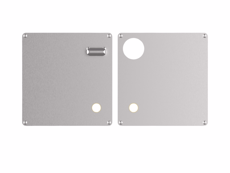 Faconskilte RS 175x170x2mm vrider/cylØ40 V cc105mm 1385.01