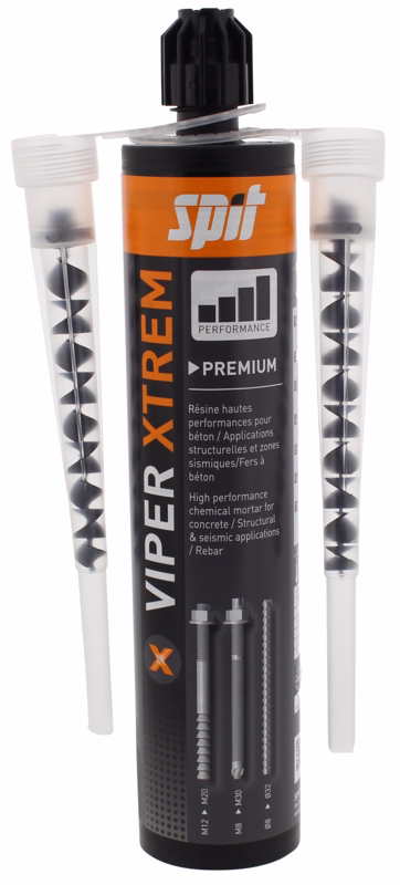 Injektionsmasse Viper Xtrem grå, 280 ml