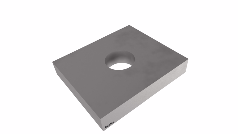 Trykplade fzv 50x58x10mm t/trækanker 340/440