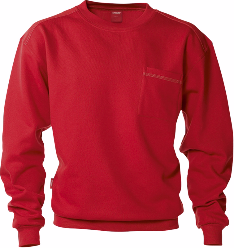 Sweatshirt 100782 Rød, str. XS