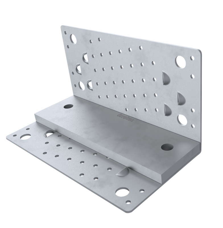 Trykplade fzv 230x68x12mm t/forskydningsvinkel