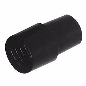 Skruemuffe plast sort 38mm