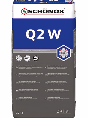 Fliseklæb hvid, 15 kg