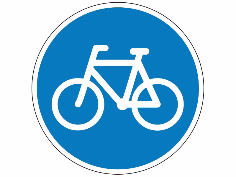 Påbudstavle D21 Cykelsti