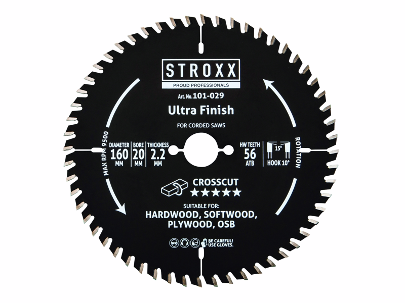 Rundsavklinge Ø160x2,2x20mm Z40W Træ