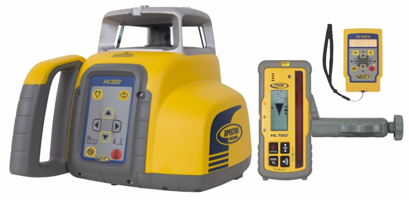 Rotationslaser HV302 m/HL760 + RC402N