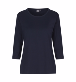 ID Identity - T-shirt 0313 Dame ¾ ærmet Navy