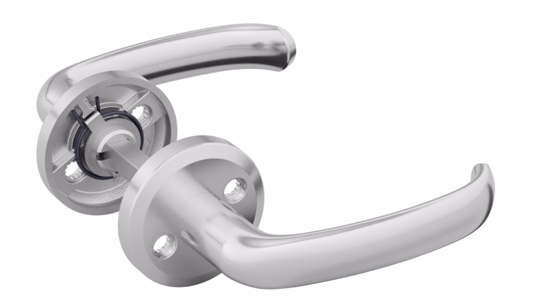 Dørgreb m/returfjeder DH7021 cc30 35-95mm CRS