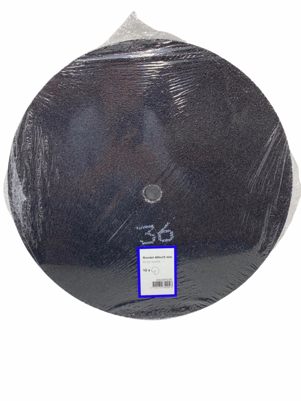 Sliberondel 406x25mm DS K36, pk á 10 stk