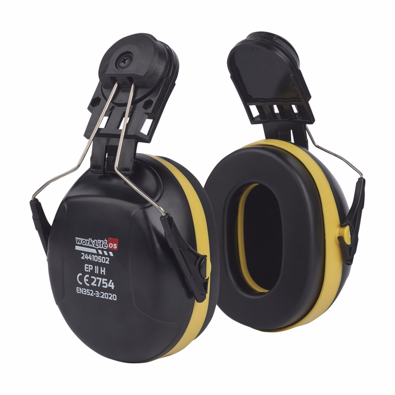 Hjelmhøreværn EP II Medium sort/gul