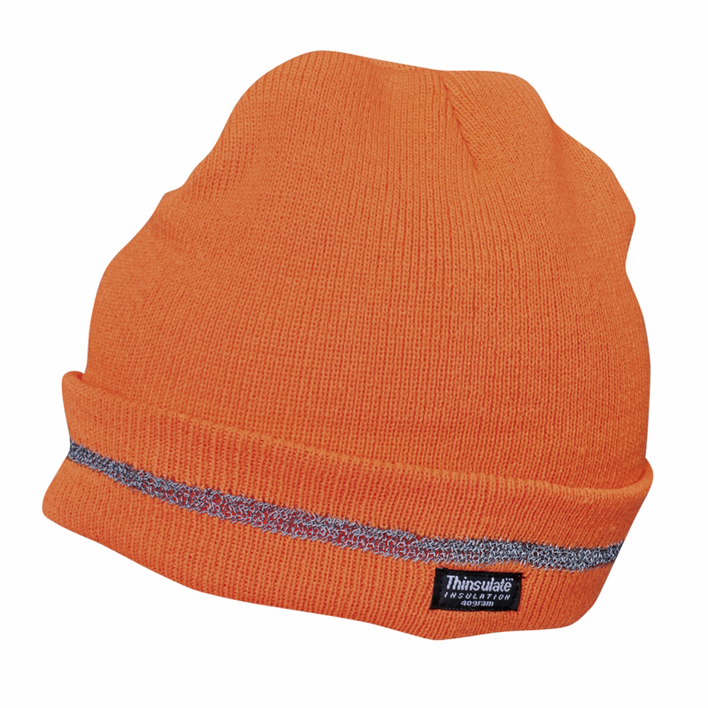 Hue Hi-vis Turia strikket Orange, one-size