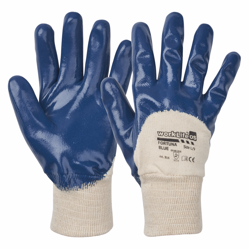Handske Fortuna Blue m/rib 814, str. 10