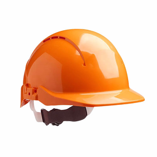 Sikkerhedshjelm Concept m/ Lang Skygge, Orange