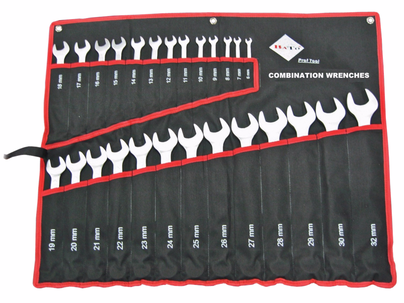 Ringgaffelnøglesæt 6-32mm, 26 dele