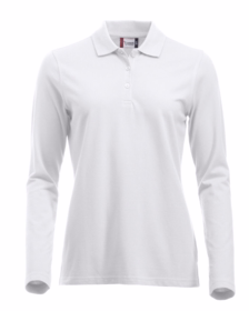 Clique - Poloshirt L/Æ Dame 028247 Hvid
