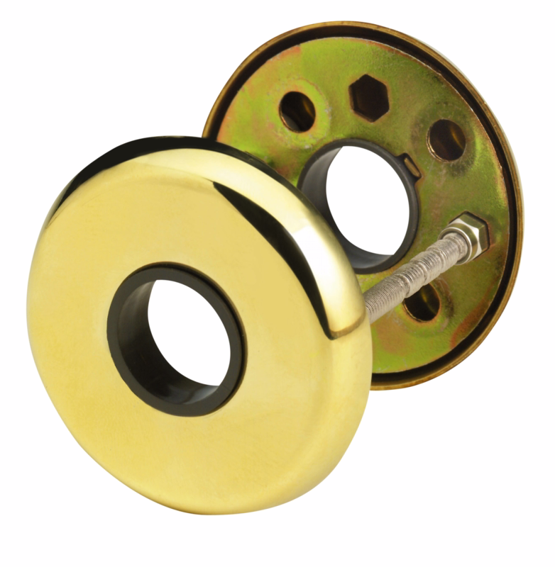 Rosetter mess Ø50mm klips cc30/34mm 34-68mm 313