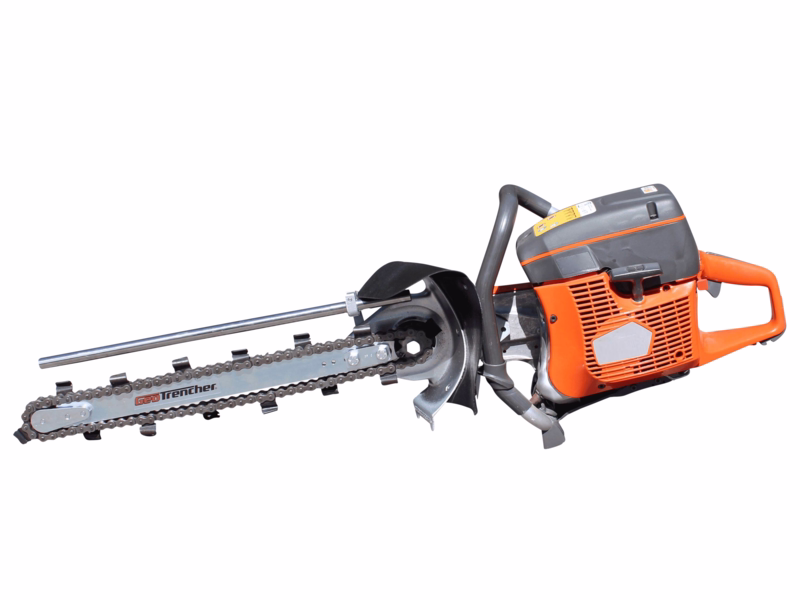 Kapsav Husqvarna k770 m/kædegraver GT500 + 2 stk 38mm kæder