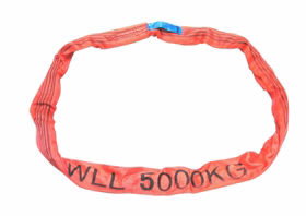 Danløft - Rundsling 5000kg rød