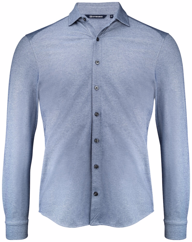 Skjorte Advantage 352410 Indigo melange str. 4XL