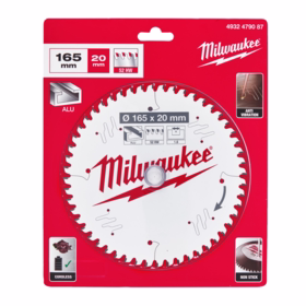 Milwaukee - Rundsavklinge Ø165X20X1,6X52 mm