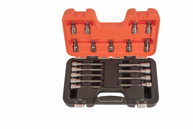Bits-toppesæt S18TORX 1/2” Torx 18 dele
