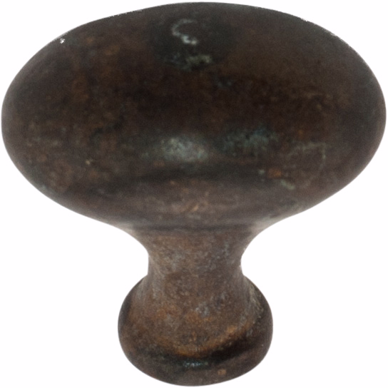 Møbelknop mess antik Ø30x33mm, 105