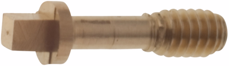 Koblingskrue 1/4" 30 tap  messing á 4 stk