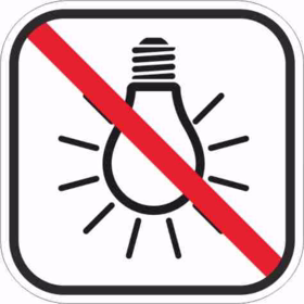   - Pictogram sluk lyset