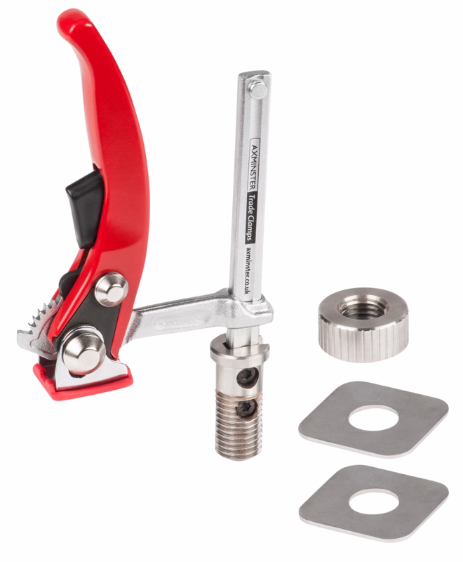 Skruetvinge med skalde til bordmontage