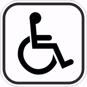   - Pictogram toilet handicappet