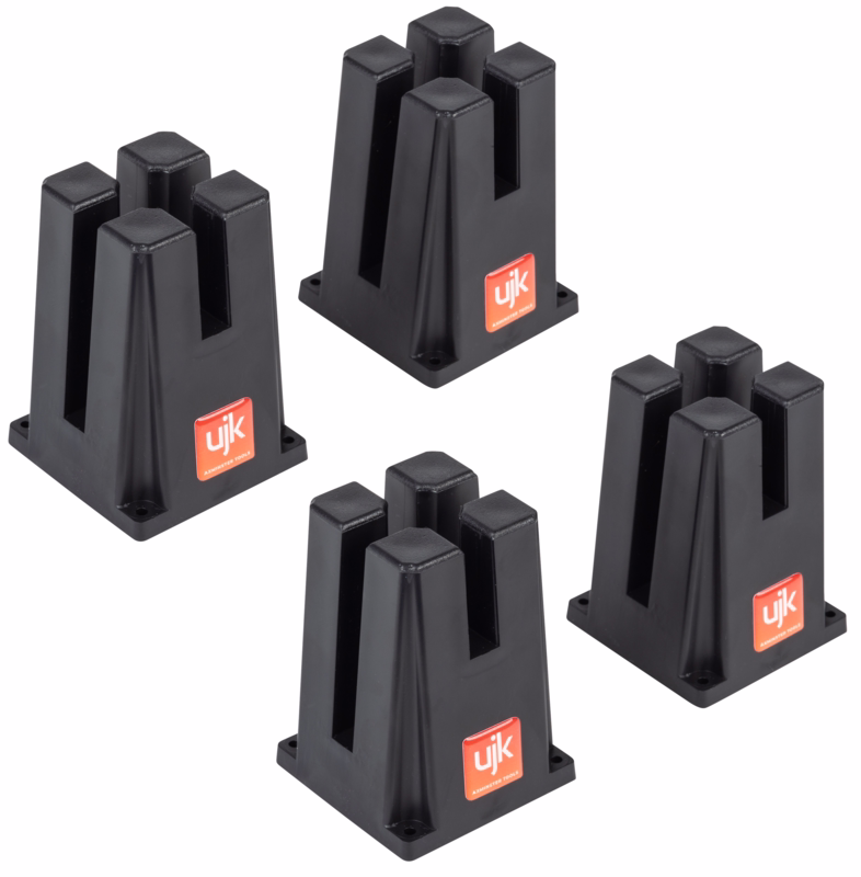 Skruetvingeholder til korpustvinger, pk. á 4 stk.