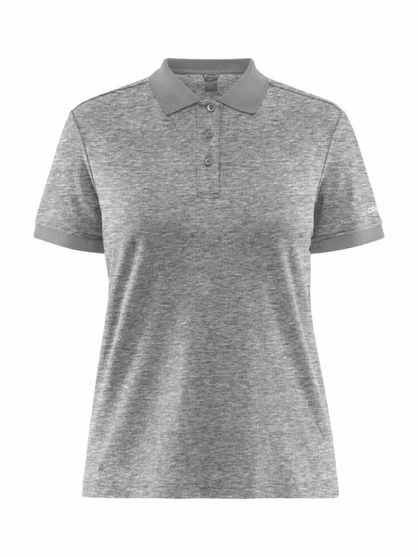 Poloshirt Dame Core Blend 1910746 Grey melange str. L