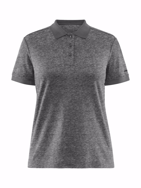 Poloshirt Dame Core Blend 1910746 Dk grey melange str. XS