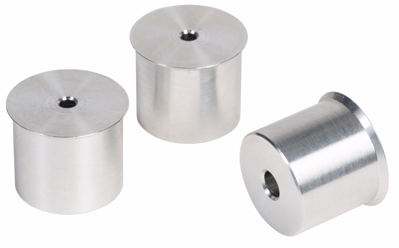 Bænkdupper med 3mm hul, pk. á 3 stk.