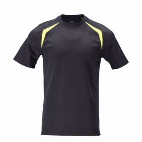 Mascot - T-shirt Hi-vis 21582 Sort/gul