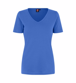 ID Identity - T-shirt V-hals 0506 Azur