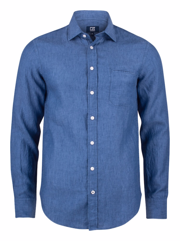Skjorte Hør 352408 Dream Blue, str. XL