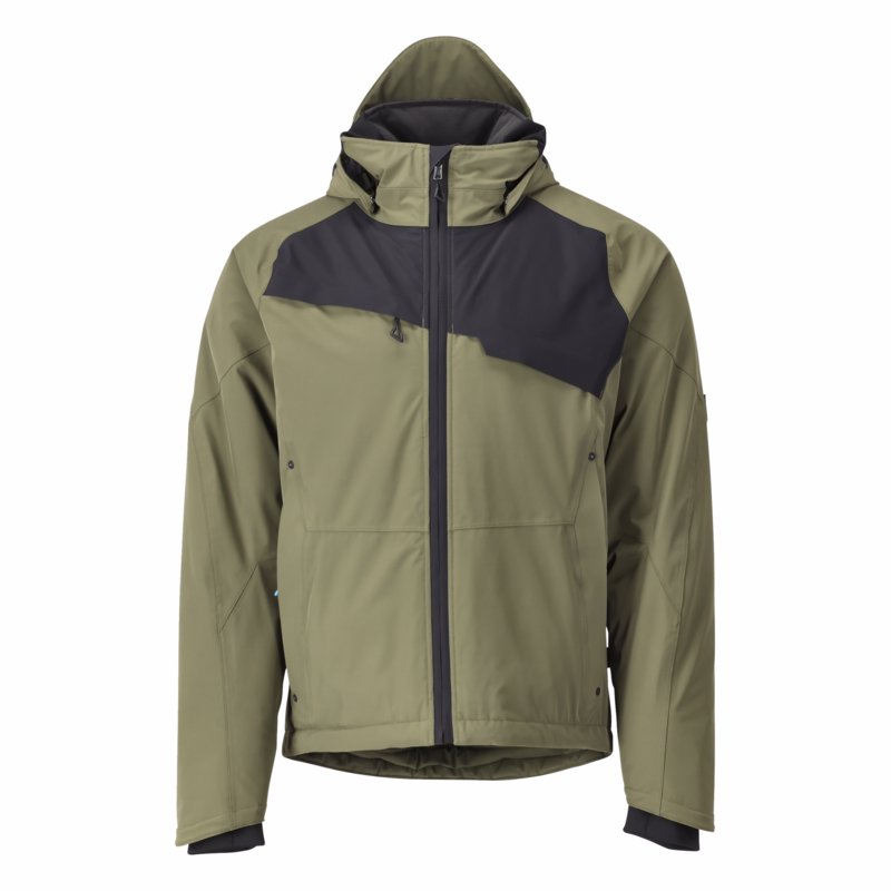Vinterjakke 24035 Mosgrøn/sort, str. 3XL