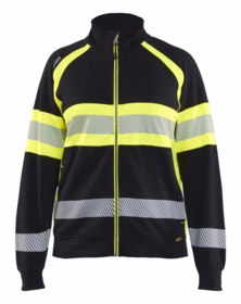 Blåkläder - Sweatshirt Dame 3505 Hi-vis Sort/Gul