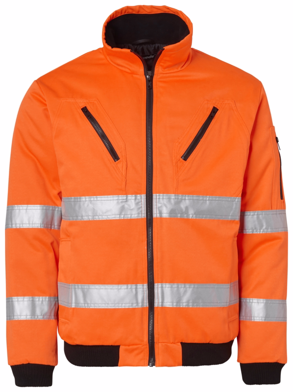Pilotjakke Hi-vis 5016 Orange, str. S