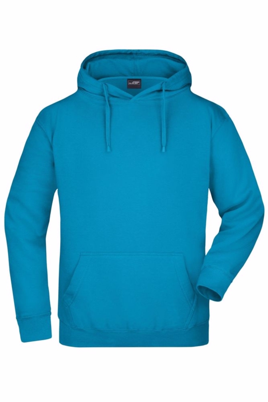 Hættesweat JN047 Turquoise, str. XL