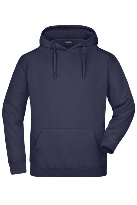 Hættesweat JN047 Navy, str. XL